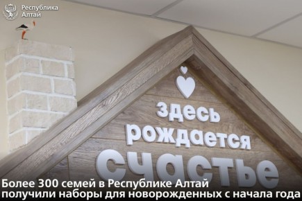 За первые два месяца 2026 года в регионе при рождении детей вручено 315 подарочных наборов новорожденного