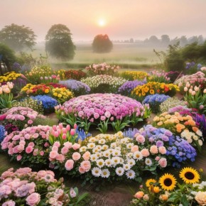 Клумба непрерывного цветения: создаем живой цветник на все времена года