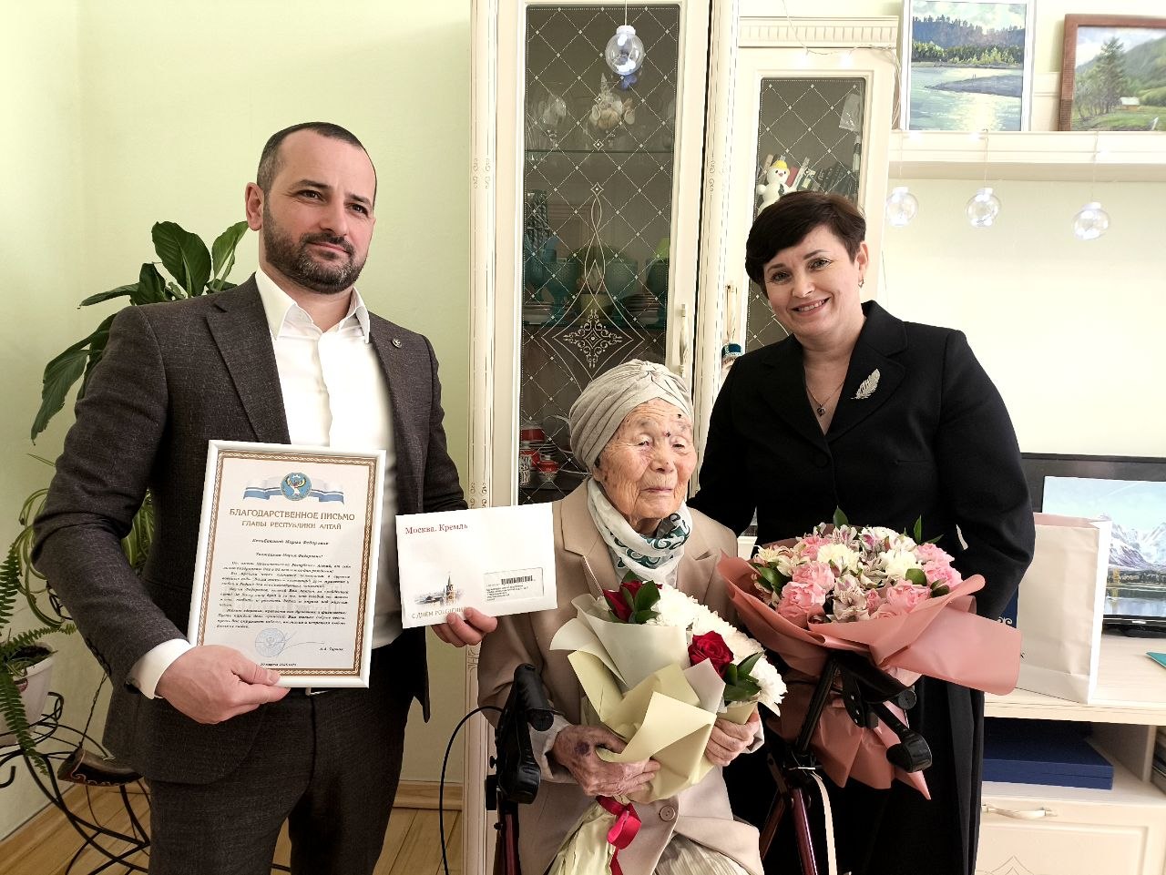 Ольга Сафронова: Сегодня 95-й день рождения отмечает ветеран Великой Отечественной войны Мария Фёдоровна Бельбекова