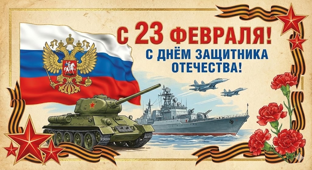 С особым уважением к защитникам нашей страны