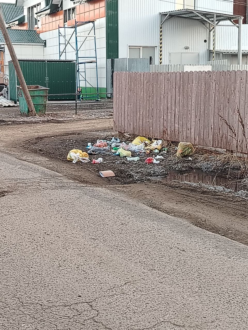 Алфёрово, вс стабильно, оттаяли мусорки Алфёрово, вс стабильно, оттаяли мусорки