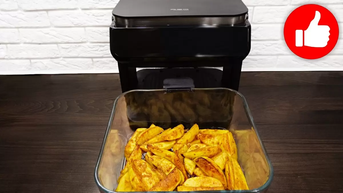 Вкусная картошка по-деревенски: идеальное блюдо для аэрогриля