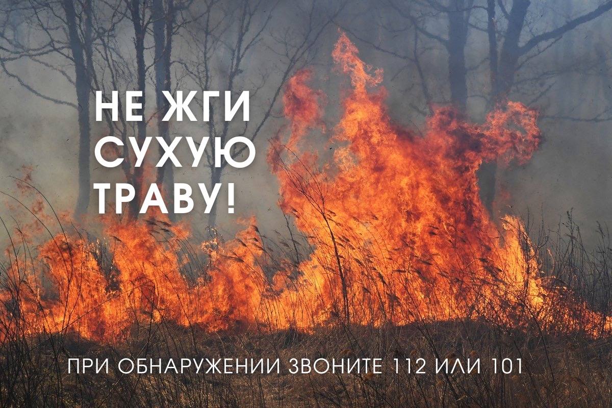 Неконтролируемые отжиги сухой травы становятся причиной серьёзных пожаров