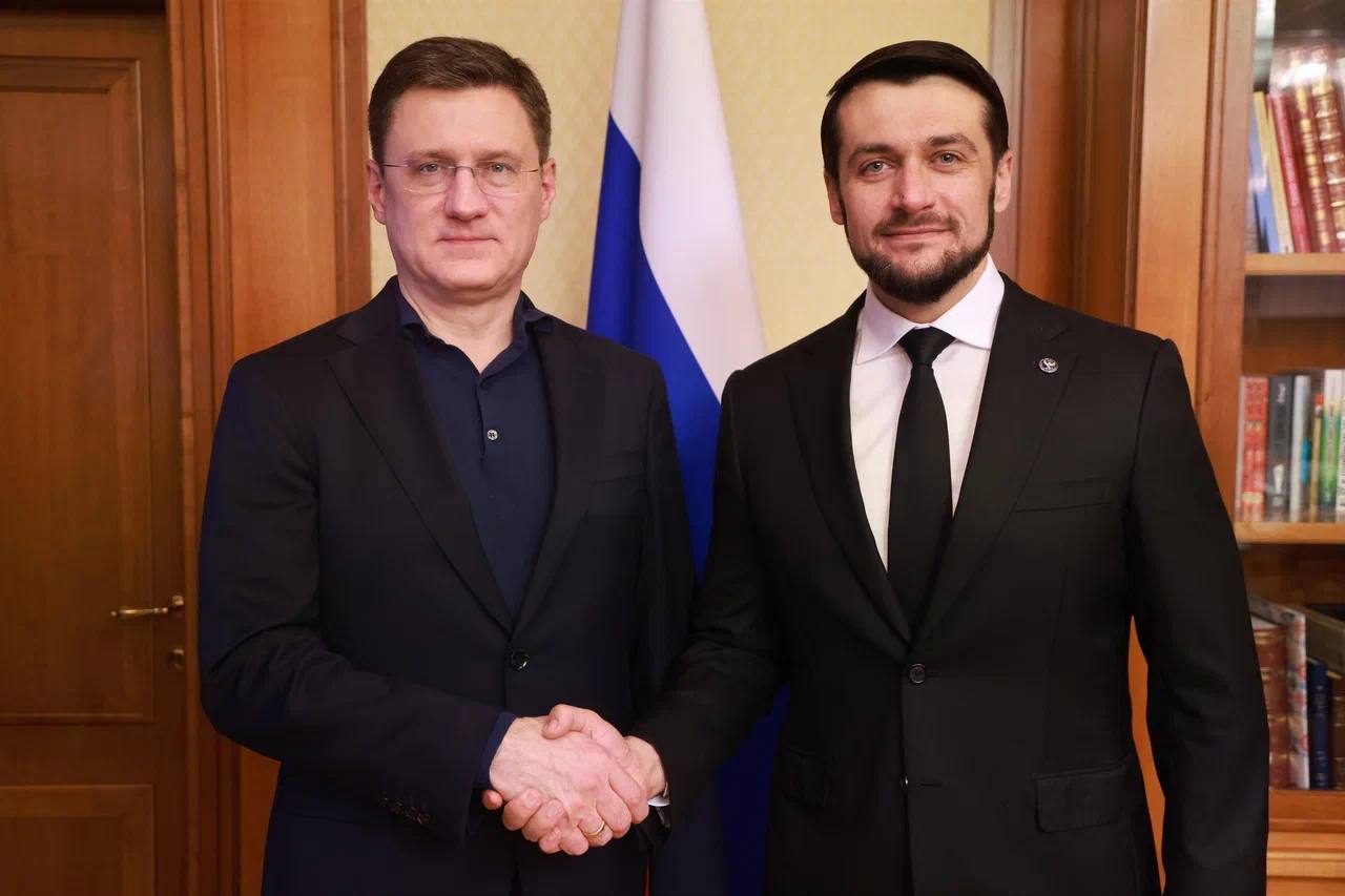 Александр Новак встретился с председателем правительства Республики Алтай Александром Прокопьевым