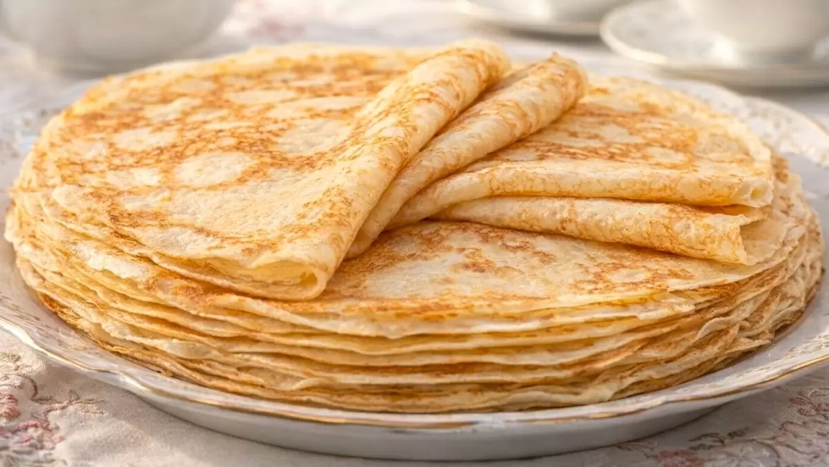 Идеальные блины на молоке и воде: тонкие и эластичные