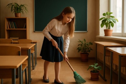 В школах России могут снова ввести общественно полезный труд