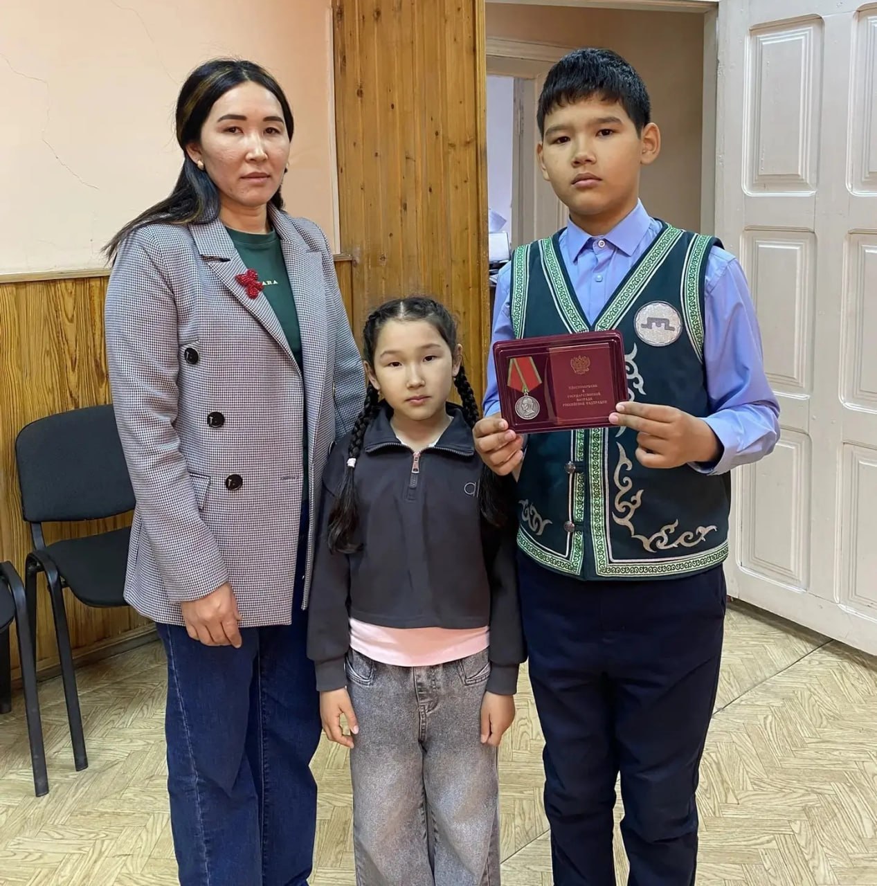 Семье погибшего на СВО вручили награду