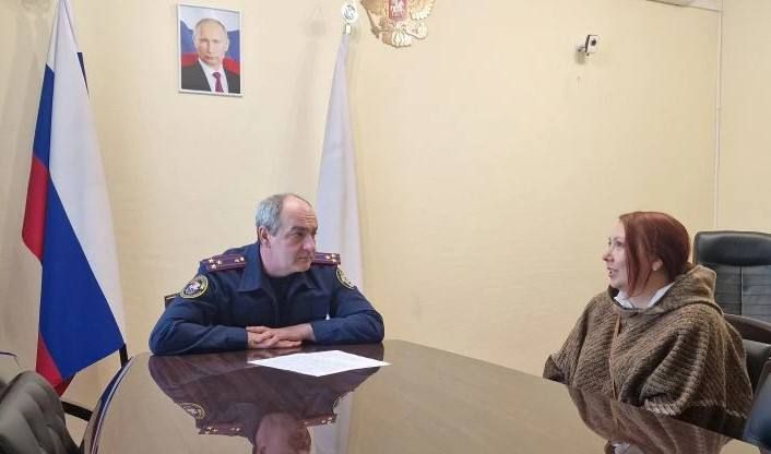 Руководитель следственного управления провел личный прием жительницы Горно-Алтайска