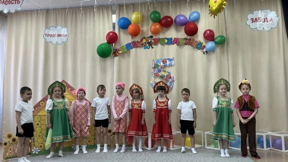 Детский сад «Радуга» в Турочакском районе отметил первый юбилей — 5 лет