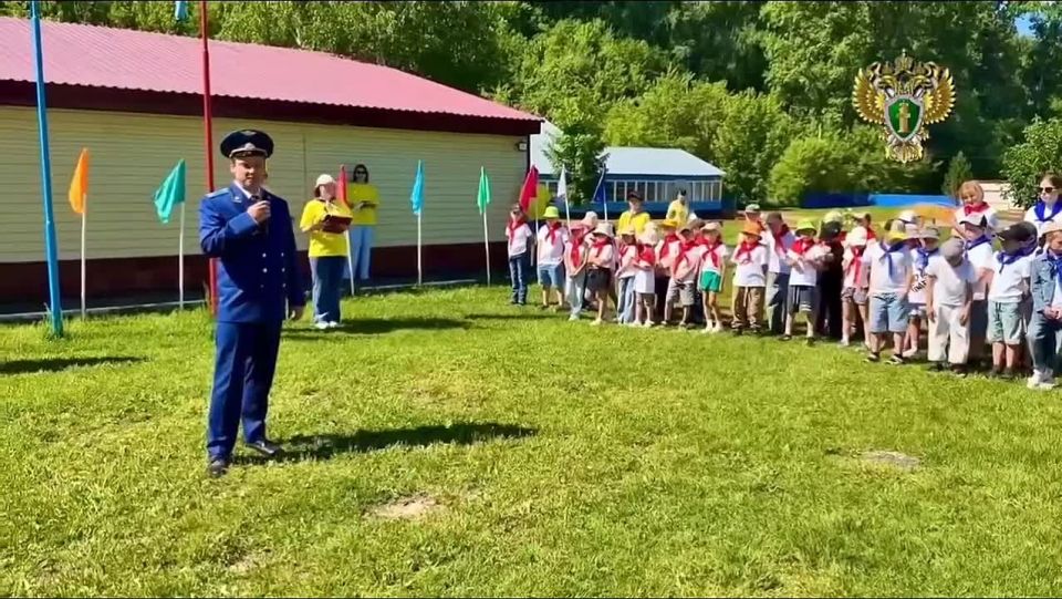 Заместитель прокурора Республики Алтай принял участие в торжественном открытии лагеря «Космос»