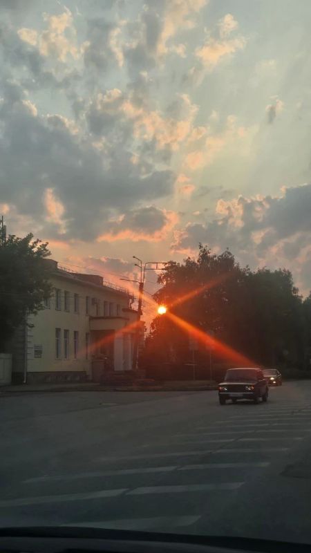 Вчерашний закат в Горно-Алтайске Вчерашний закат в Горно-Алтайске