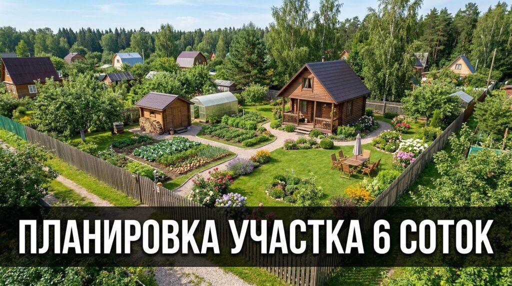 Эффективная планировка участка в 6 соток: создаваем идеальное пространство