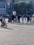 Вот такой вот мишка на площади