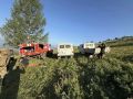 Лесные пожары в Улагане потушили с помощью дронов