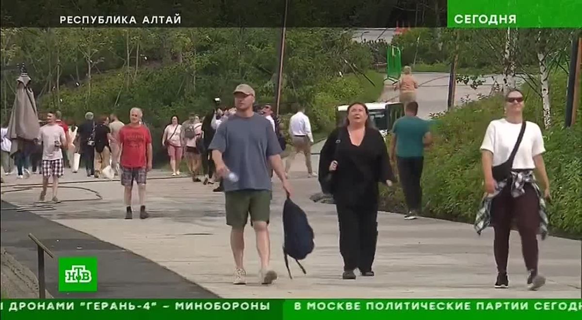 Посмотрите интересный сюжет НТВ о масштабных преобразованиях курорта «Манжерок»