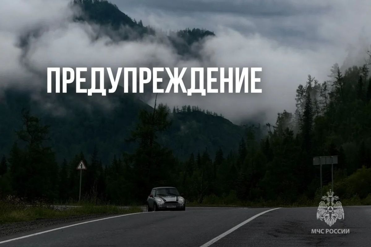 По данным синоптиков, 17–18 августа в Республике Алтай ожидаются сильные дожди, грозы, град и ветер до 22 м/с