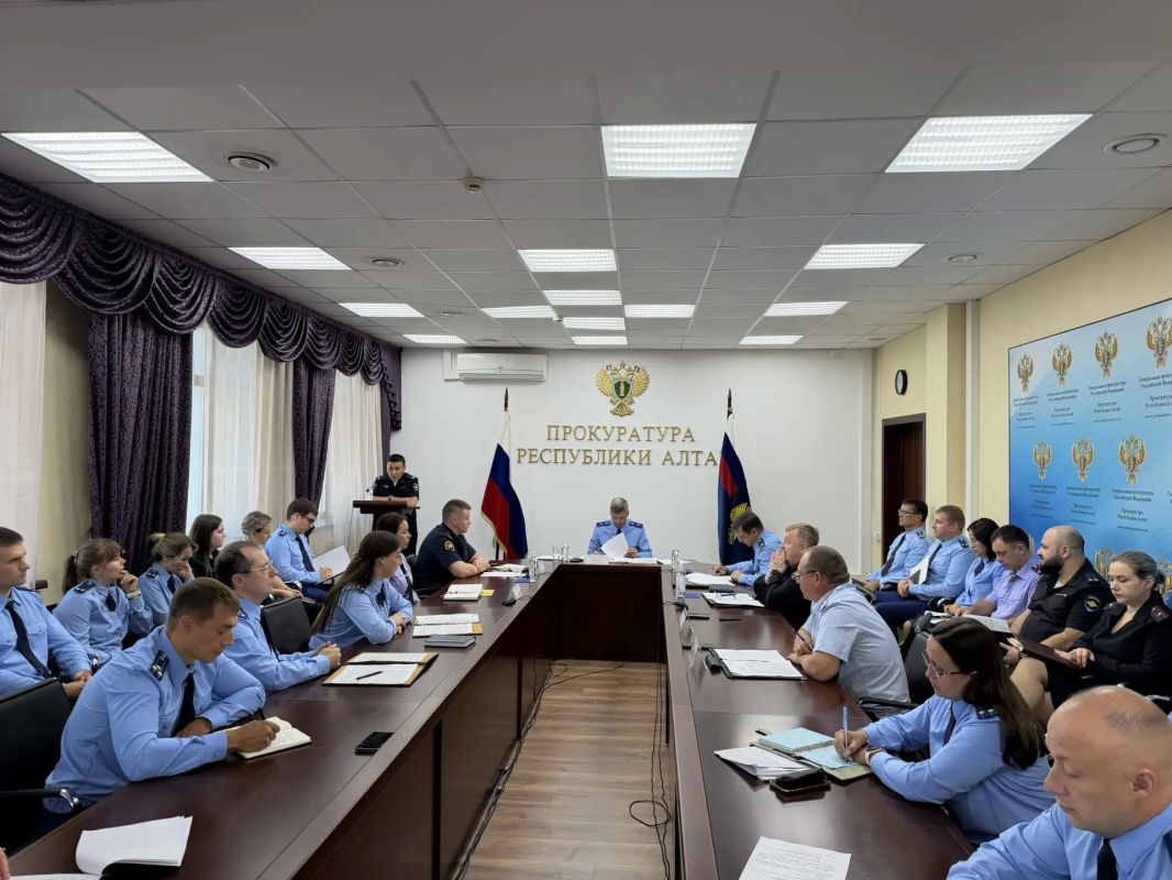 В прокуратуре Республики Алтай состоялось расширенное заседание коллегии В прокуратуре Республики Алтай состоялось расширенное заседание коллегии