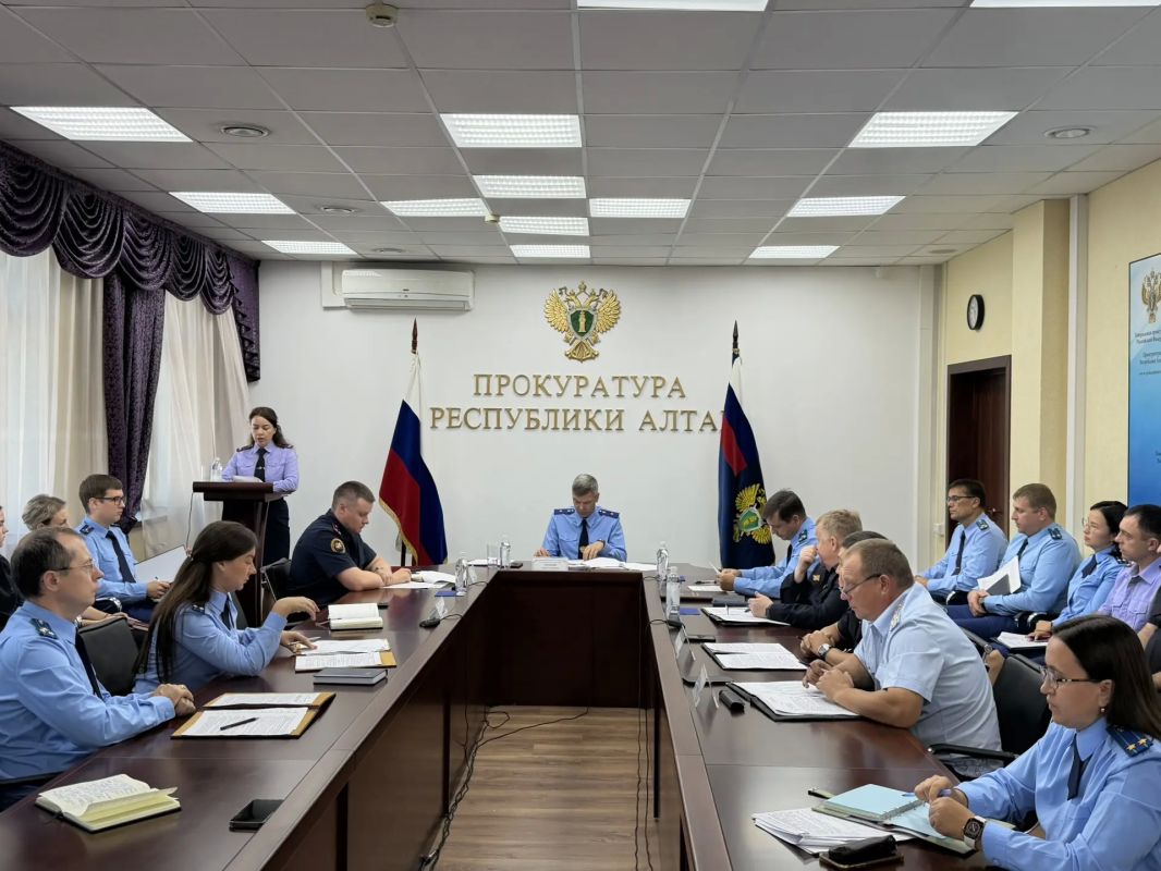 В прокуратуре Республики Алтай состоялось расширенное заседание коллегии В прокуратуре Республики Алтай состоялось расширенное заседание коллегии