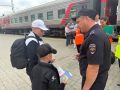 Транспортные полицейские провели экскурсию для детей на станции Славгород