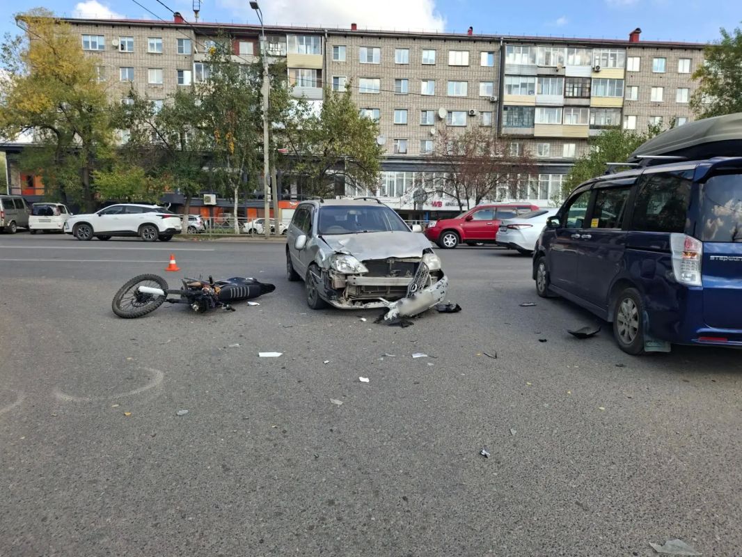 В Горно-Алтайске произошло очередное ДТП с несовершеннолетним мотоциклистом В Горно-Алтайске произошло очередное ДТП с несовершеннолетним мотоциклистом