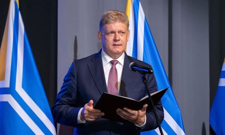 Полпред Президента в Сибирском федеральном округе Анатолий Серышев поздравил Владислава Ховалыга со вступлением в должность Главы Республики Тыва Полпред Президента в Сибирском федеральном округе Анатолий Серышев поздравил Владислава Ховалыга со вступлением в должность Главы Республики Тыва