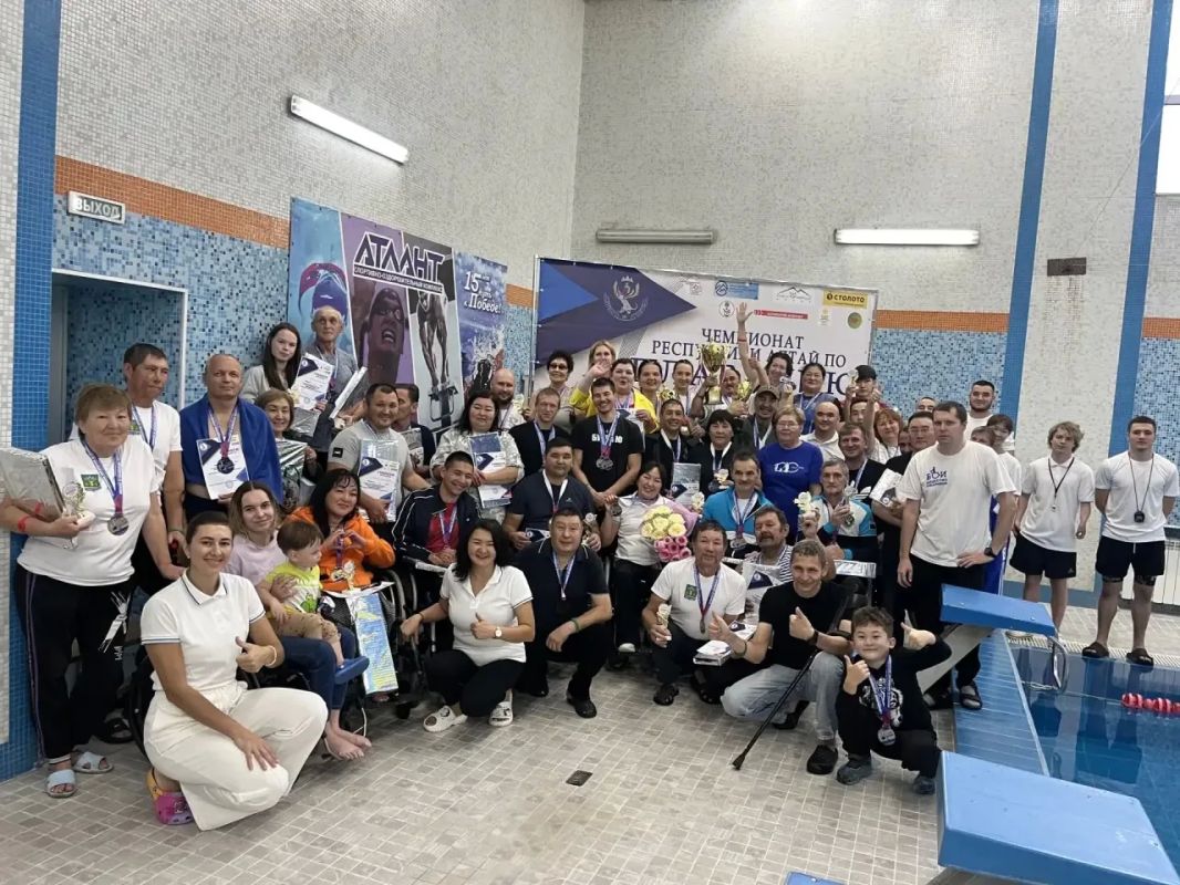 В Горно-Алтайске прошел Чемпионат Республики Алтай по плаванию среди лиц с инвалидностью на призы Людмилы Яйтаковой — первого мастера спорта России по плаванию среди женщин в Республике Алтай. В Горно-Алтайске прошел Чемпионат Республики Алтай по плаванию среди лиц с инвалидностью на призы Людмилы Яйтаковой — первого мастера спорта России по плаванию среди женщин в Республике Алтай.